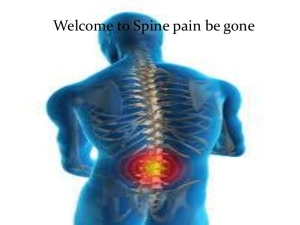 spine pain gone